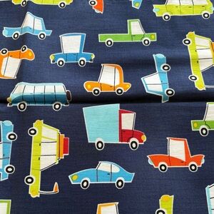 Robert Kaufman Fabric “On The Road” Car & Truck Fabric- 1 Fat Quarter piece